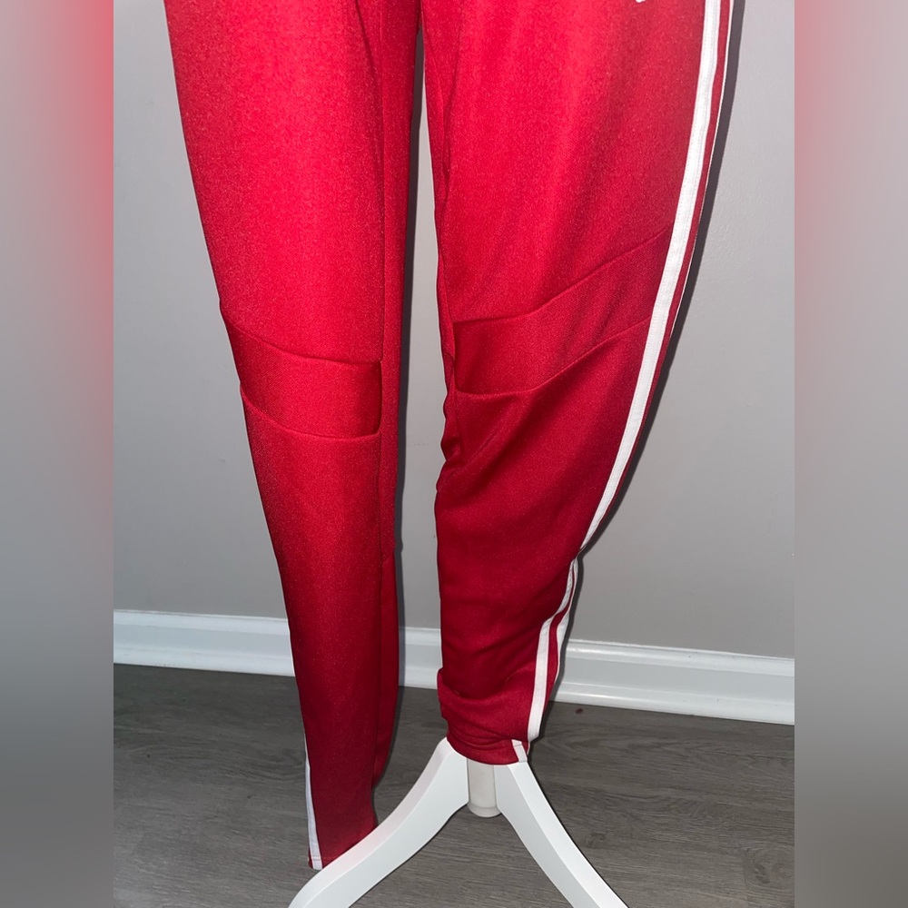 Red Adidas Striped Pants - Picture 4 of 8